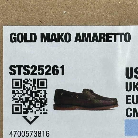 SPERRY GOLD CUP AUTHENTIC MAKO 2-EYE BOAT SHOES - Picture 9 of 9